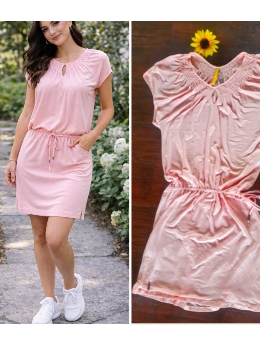 LOLE PINK DRESS 👚